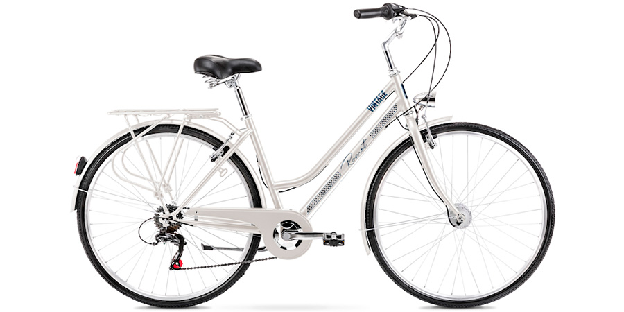 Фотографія Велосипед ROMET Vintage D 28" (2021) 2021 white